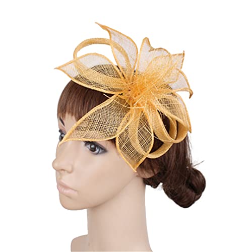 Lmtossey Copricapo da sposa Clip per capelli da sposa Fascinators Pin per capelli Abito formale da donna copricapo per