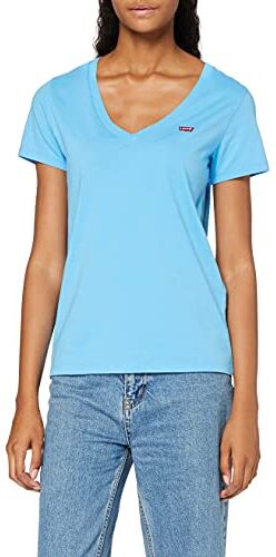 Levis Perfect V-neck, T-shirt Donna, Bonnie Blue, XS