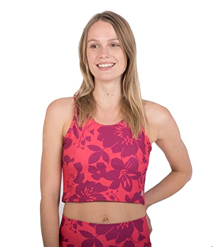 Hurley Teardrop Crop Top Maglietta, Knock out, L Donna