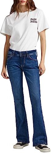 Pepe Jeans New Pimlico, Jeans Donna, Blu (Denim-XV2),30W / 32L