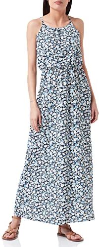 Only Onlwinner SL Maxi Dress Noos Wvn Vestito, Night Sky/AOP: Flower Floor, 48 Donna