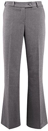 Alexandra Icona donna Bootleg pantaloni, tinta unita, 77% poliestere/21% viscosa/2% elastan, altezza:, taglia 26, colore: grigio chiaro