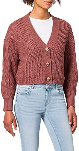 Only ONLCAROLSPRING L/S Cardigan Knt Maglione, Nostalgia Rose, S Donna