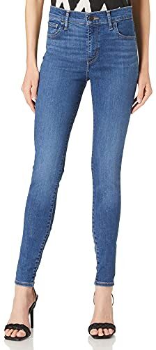 Levis 720 High Rise Super Skinny Jeans, Blu (Echo Cloud), 23W / 28L Donna