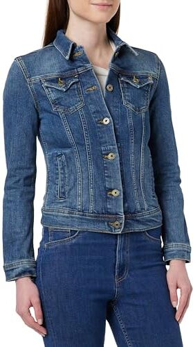 Pepe Jeans Thrift, Giacca Donna, Blu (Denim-ht7), M