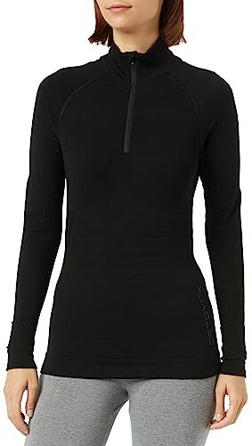 ORTOVOX 230 COMPETITION ZIP NECK W C: black raven T: S