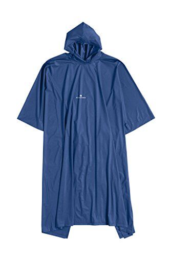 Ferrino Poncho Junior, Mantella Unisex, Blu, 130 cm