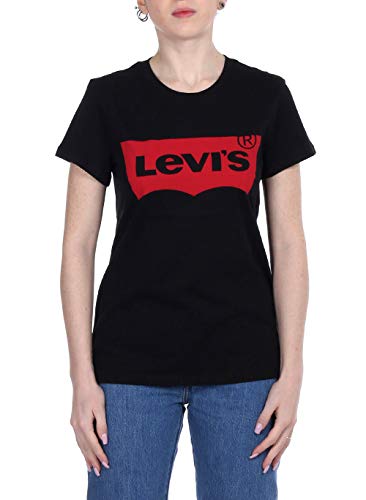 Levis The Perfect Tee Maglietta, Stonewashed Black, XL Donna