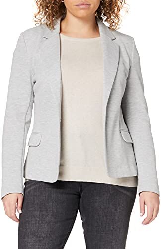 Vero Moda VMJULIA LS Blazer DNM Noos, Blazer Donna, Grigio (Light Grey Melange), 42