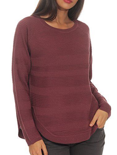 Only ONLCAVIAR L/S Pullover Knt Noos Felpa, Rosso (Wild Ginger Wild Ginger), Small Donna