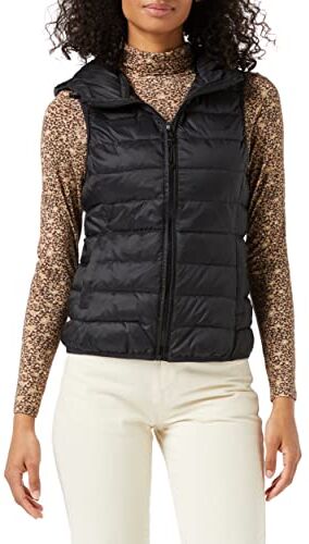 Only Onlnewtahoe Hood Waistcoat Otw Noos, Gilet Donna, Nero, M