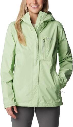 Columbia Pouring Adventure II Jacket, Chaqueta de lluvia impermeable Donna, Sage Leaf,