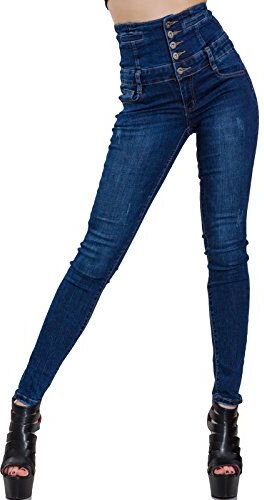 Toocool Jeans Donna Pantaloni Skinny Vita Alta Sigaretta Colorati Elastici Nuovi M5342 M5342 [M,Jeans]