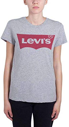 Levis The Perfect Tee Maglietta, Better Batwing Smokestack Smokestack Htr, L Donna