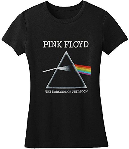 Pink Floyd Rock Off Maglietta, Manica Corta, Donna, Nero (Black), M