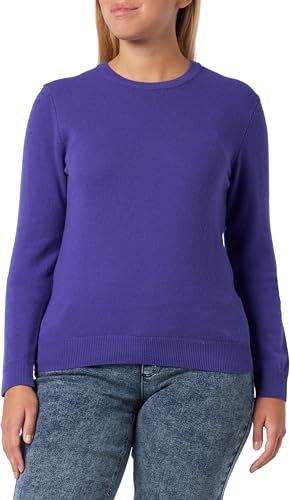 United Colors Of Benetton Maglia G/C M/L  Maglione, Bluette 049, L Donna