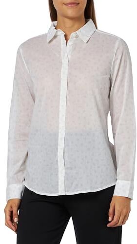 United Colors Of Benetton Camicia , Bianco A Fantasia Floreale 72b, XS Donna