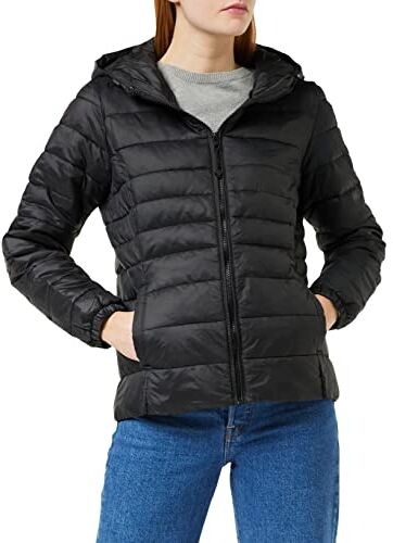 Only Short Quilted Jacket Giacca, Nero (Black), XS Donna