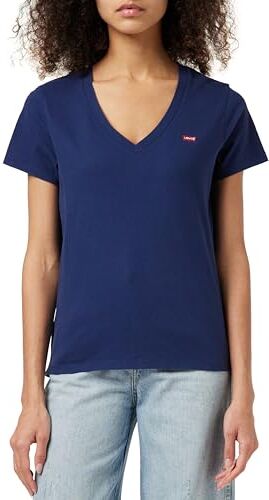 Levis Perfect V-neck, T-shirt Donna, Naval Academy, XS