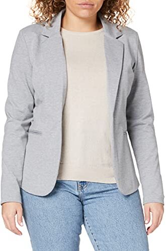 Ichi , Blazer Donna, Grigio (grey melange 10020), 40 (Talla produttore: L)