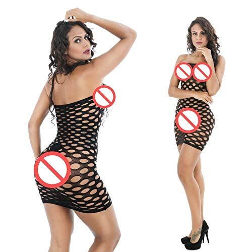 NLF8 Gonna trasparente trasparente vestito pigiama sexy pezzo netto rete sexy prospettiva trasparente vestito pigiama tentazione