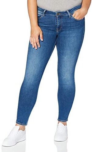 Lee Jeans Scarlett, Blu (Vintage Satna), 32W / 31L Donna