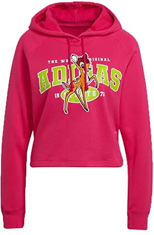 Adidas Bambi Hoodie, Felpa con Cappuccio Donna, Team Real Magenta, 36