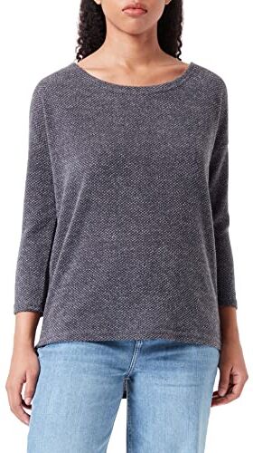 Only Onlalba 3/4 Top Jrs Noos T-shirt, Grigio (Dark Grey Melange Dark Grey Melange), XL Donna