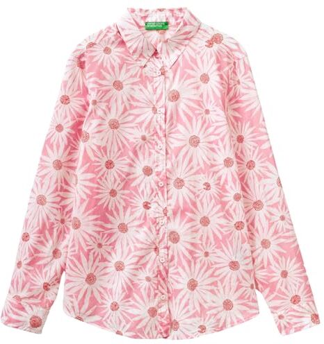 United Colors Of Benetton Camicia , Rosa 60p, M Donna