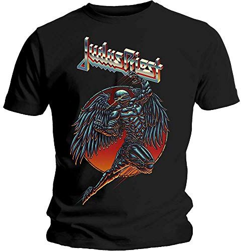 Judas Priest T-Shirt # L Black Unisex # Btd Redeemer