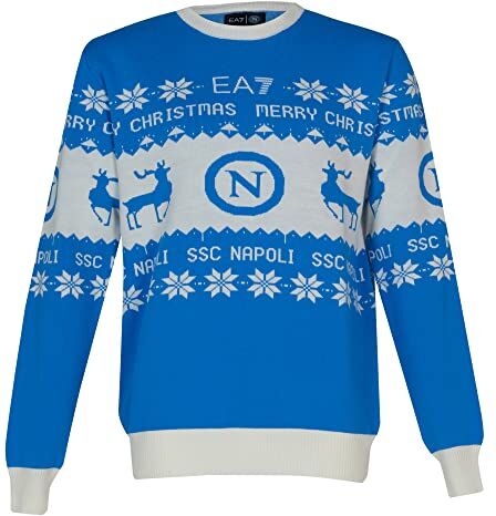 SSC NAPOLI Maglione Girocollo Manica lunga Natale 2022