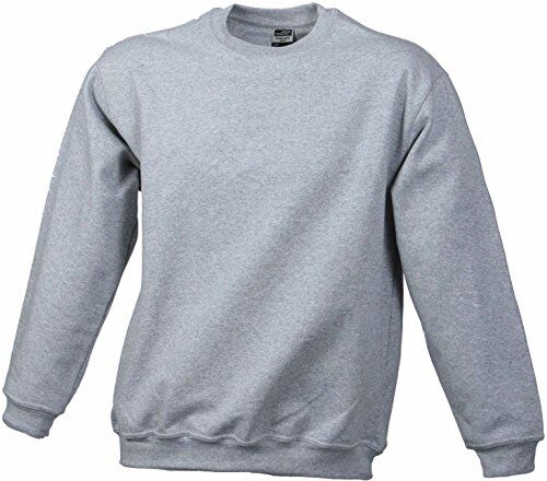 James & Nicholson James+Nicholson Felpa unisex JN 040 Grigio grigio XXL