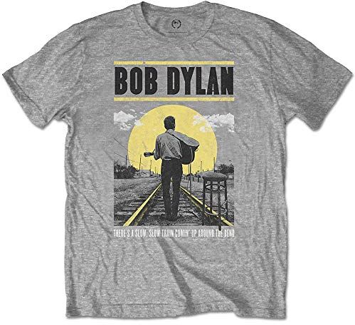 Dylan Bob T-Shirt # S Grey Unisex # Slow Train