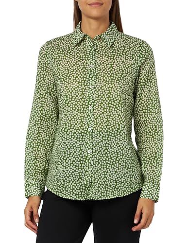 United Colors Of Benetton Camicia , Verde A Pois 71m, XS Donna
