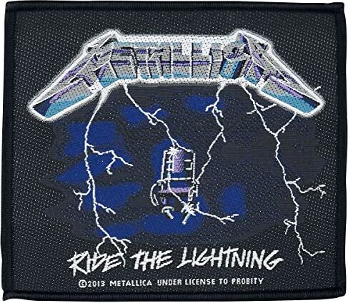 Metallica Ride The Lightning Unisex Toppa Standard 100% poliestere