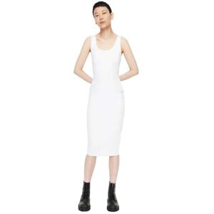 Armani Abito Casual da Donna Essential, Leggero, in Viscosa, OPT. Bianco, S Armani Abito Casual da Donna Essential, Leggero, in Viscosa, OPT. Bianco, S