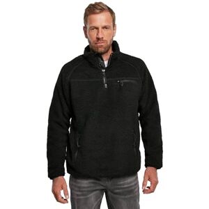 Brandit Teddyfleece Troyer, Uomo, Black, XL Brandit Teddyfleece Troyer, Uomo, Black, XL