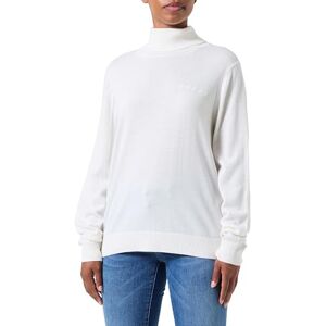 Armani Collo a Tartaruga, Polsini a Coste, Logo Ricamato sul Lato Felpa da Donna, ISO, XL Armani Collo a Tartaruga, Polsini a Coste, Logo Ricamato sul Lato Felpa da Donna, ISO, XL