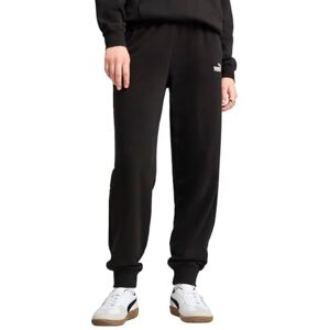Puma Ess Small No. 1 Logo Comfort High-Waist Sweatpants TR cl, Pantaloni Lavorati a Maglia Donna, Black, Puma Ess Small No. 1 Logo Comfort High-Waist Sweatpants TR cl, Pantaloni Lavorati a Maglia Donna, Black,