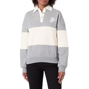 Tommy Hilfiger Felpa da Donna Gold BTN Rugby Fleece SWTSRT WW0WW48785 Pullover Felpa, Grigio (Med Heather Grey), XS, Grigio (Med Heather Grey), XS Tommy Hilfiger Felpa da Donna Gold BTN Rugby Fleece SWTSRT WW0WW48785 Pullover Felpa, Grigio (Med Heather Grey), XS, Grigio (Med Heather Grey), XS