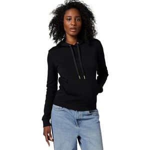 Armani Felpa da Donna a Maniche Corte, con Logo sul Davanti, Nero, S Armani Felpa da Donna a Maniche Corte, con Logo sul Davanti, Nero, S