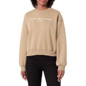 Tommy Hilfiger Felpa da Donna Corp Logo MDRN SWTSRT WW0WW47831 Pullover Felpa, Beige (Driftwood Taupe), XS, Beige (Driftwood Taupe), XS Tommy Hilfiger Felpa da Donna Corp Logo MDRN SWTSRT WW0WW47831 Pullover Felpa, Beige (Driftwood Taupe), XS, Beige (Driftwood Taupe), XS