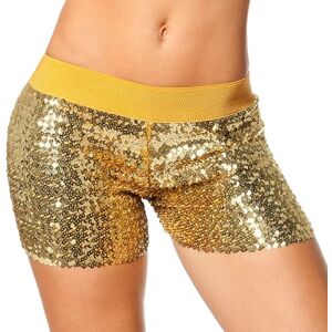 WILBERS & WILBERS 6431 Hotpants con Paillettes, Pantaloncini Corti e lucenti, Abbigliamento da Festa per Festival e Carnevale WILBERS & WILBERS 6431 Hotpants con Paillettes, Pantaloncini Corti e lucenti, Abbigliamento da Festa per Festival e Carnevale