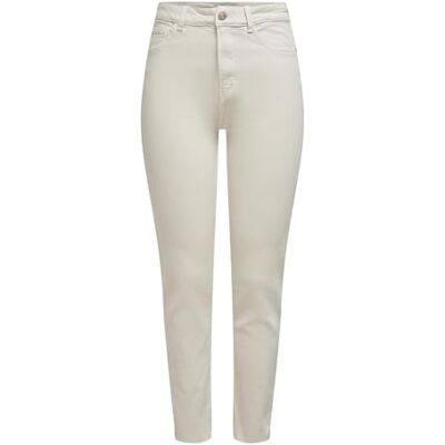 Only Donna Onlemily Life HW St Raw Crpank col Noos Jeans Not Applicable, Ecru, 30/32 Only Donna Onlemily Life HW St Raw Crpank col Noos Jeans Not Applicable, Ecru, 30/32