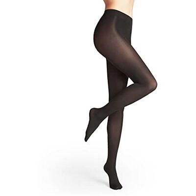 Falke Seidenglatt 40 DEN W Ti semicoprenti tinta unita 1 pezzo, Collant Donna, Nero Black 3009, XL Falke Seidenglatt 40 DEN W Ti semicoprenti tinta unita 1 pezzo, Collant Donna, Nero Black 3009, XL