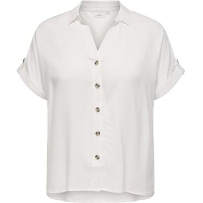 Only Camicia Caryasmin da Donna S/S Wvn Noos, Biancaneve, 16 Only Camicia Caryasmin da Donna S/S Wvn Noos, Biancaneve, 16