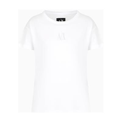 Armani T-Shirt Donna Icon Project, Shiny Logo, Bianco, S Armani T-Shirt Donna Icon Project, Shiny Logo, Bianco, S