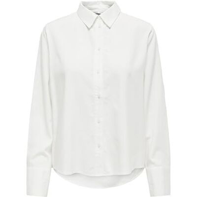 Only Onlberit L/S Maglietta Wvn, Bianco, XS Only Onlberit L/S Maglietta Wvn, Bianco, XS