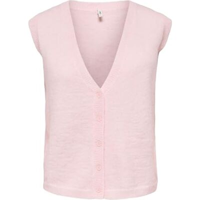 Only Onlhelga SL Button Waiscoat Knt Nca, Potpourri, M Donna Only Onlhelga SL Button Waiscoat Knt Nca, Potpourri, M Donna