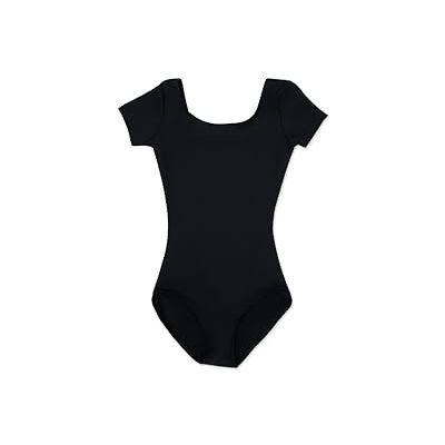 Capezio Womens Team Basic Short Sleeve Leotard (TB133) -Black -S Capezio Womens Team Basic Short Sleeve Leotard (TB133) -Black -S